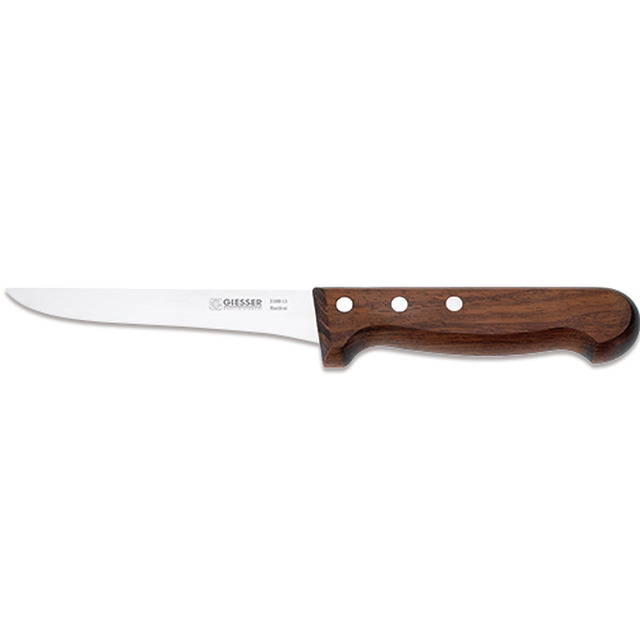 Couteau à désosser, manche en bois 11 cm, lame étroite
