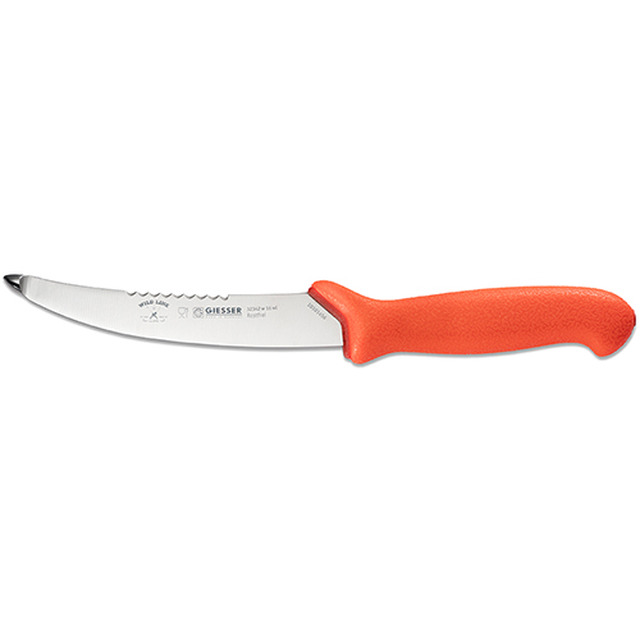 Couteau tripier/cassage WildLine Bouton en acier, 16 cm, scarlett-rouge