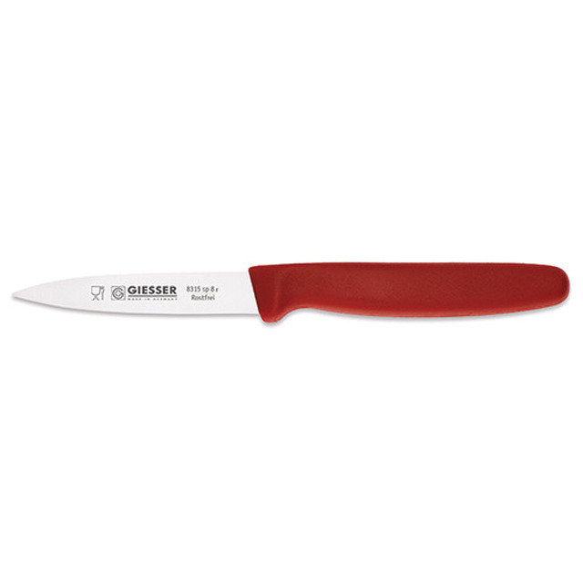 Pèle-legumes, rouge 8 cm, une pointe