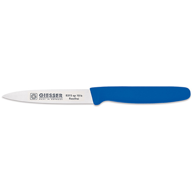 Pèle-legumes, bleu 10 cm, une pointe
