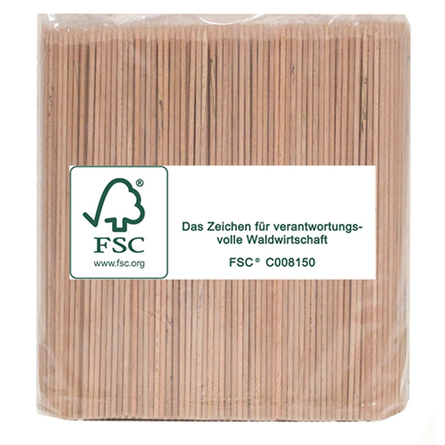 Brochettes hêtre, env. 1000 pcs. 200 x 3 mm