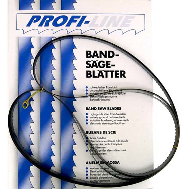 Rubans de scie, 3 pièces 2430/16 mm, 4 TPI