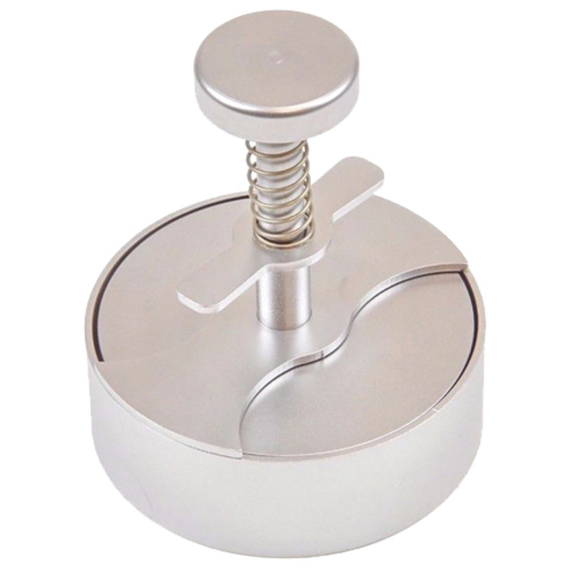 Presse à hamburger, ronde, en inox Ø: 11 cm, pour des burgers de 90 - 190g