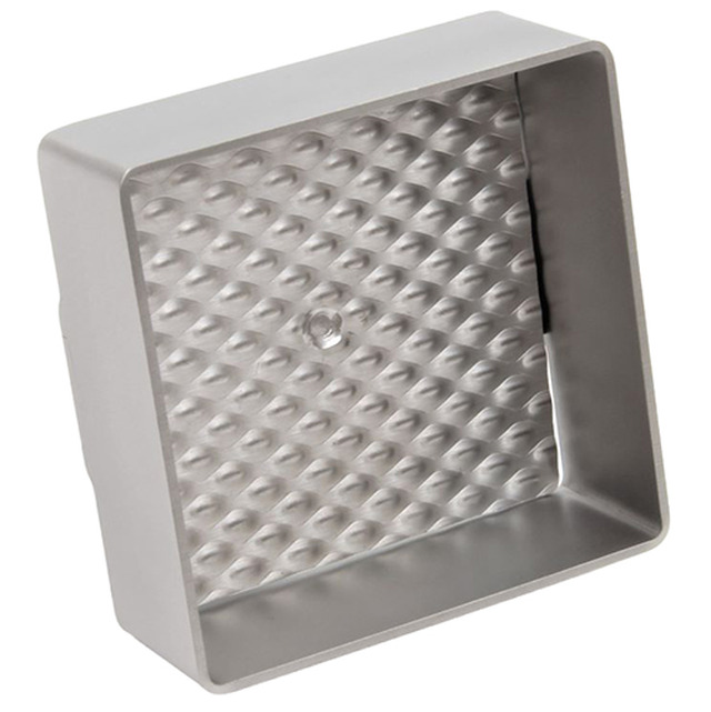Presse à hamburger, carré, en inox 9 x 9 cm, pour des burgers de 80- 160g