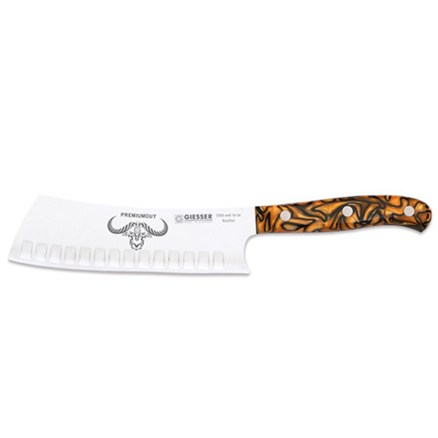 PremiumCut Yobocho No. 1 16 cm, manche en acrylique, Spicy Orange