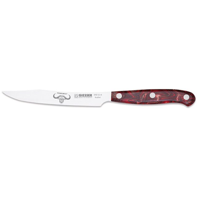 PremiumCut Steak No. 1 12 cm, manche en acrylique, red diamond