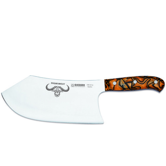 PremiumCut Butcher No. 1 22 cm, manche en acryl, Spicy Orange