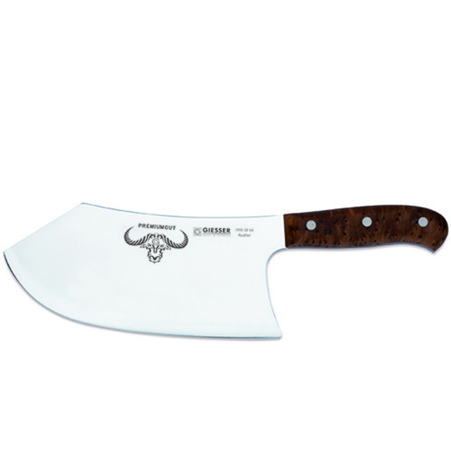 PremiumCut Butcher No. 1 22 cm, manche en thuja, tree of life