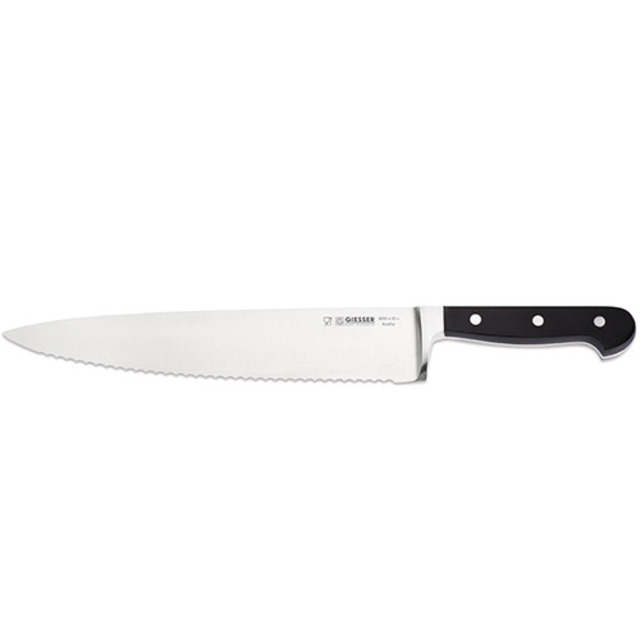  30 cm, lame large, forgée, ondulé