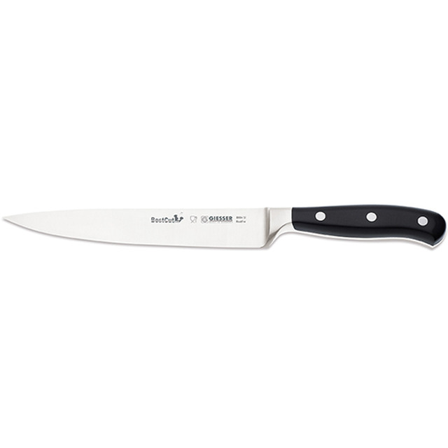 Couteau de filet de sole, BestCut 18 cm, noir
