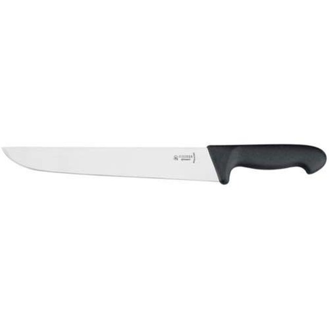 Couteau à découper, noir 16 cm, lame large