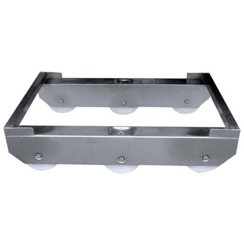Chariot, inox 60 x 40 x 16.4 cm, max. 200 kg